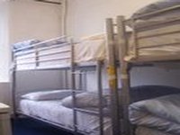 A dorm room at the Hyde Park Hostel